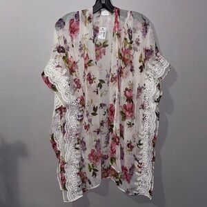NWT Floral Dressbarn Kimono